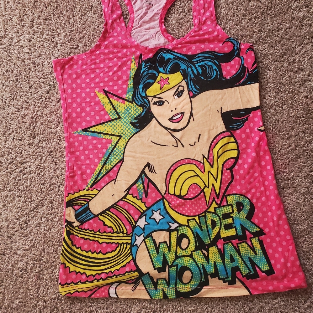 Wonder Woman Form Fitting Tank Top